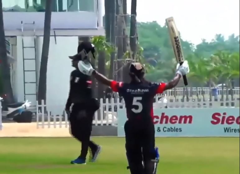 Watch video: Pondicherry batter smashes 33-ball century in T10 tournament